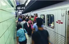  ?? ANDREW LAHODYNSKY­J/TORONTO STAR FILE PHOTO ?? A TTC passenger used the transit agency’s SafeTTC app to report an alleged sexual assault in September. A man was later arrested.