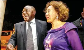  ?? Picture: Gallo Images ?? FIRING LINE. Deputy President Cyril Ramaphosa and his wife Tshepo Motsepe.