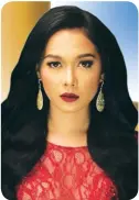  ??  ?? Maja Salvador says this series boosted her career the most