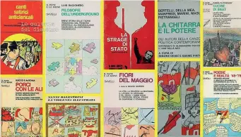  ??  ?? Alcune copertine di libri tra i più importanti pubblicati dalla casa editrice Samonà e Savelli, poi soltanto Savelli
