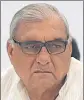  ??  ?? Former Haryana chief minister Bhupinder Singh Hooda