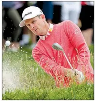  ?? AP/MATT YORK ?? Justin Rose of England birdied the final three holes to finish with a 6-under 71 and held the lead after Thursday’s opening round of the U.S. Open at Pebble Beach.