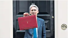  ??  ?? Philip Hammond will target plastics and diesel cars in his Budget on Wednesday