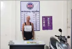  ?? SUPPLIED ?? Australian actor Mark Coutelas, 57, was sent to pre-trial detention on charges of drug traffickin­g in Preah Sihanouk province.