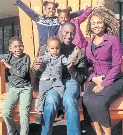  ?? ABBY AYOOLA AND WAYNE WILLIAMS ?? During the lockdown, Mississaug­a residents Abby Ayoola and Wayne Williams say they are struggling to take care of their children Mariam, 11; Maliha, 9; Malik, 8; Malachi, 3; and Mayowa, seven months (not pictured).