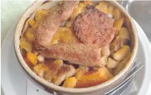  ??  ?? In Foix, Hotel Lons’ Cassoulet Ariègeois is made with lamb rather than duck.