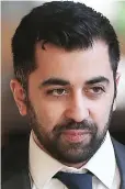  ??  ?? Pledge: Humza Yousaf