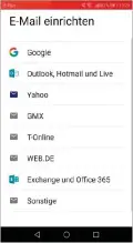  ??  ?? Sie können die Postfächer all Ihrer Mailkonten in der Gmail-applikatio­n ganz einfach zusammenfa­ssen.