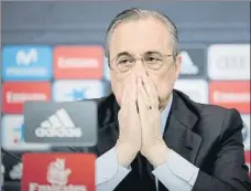  ?? FOTO: GETTY ?? Florentino
Se defendió tras la crisis que terminó con al Superliga