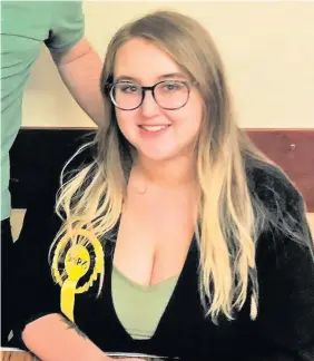  ??  ?? Impressed Councillor Johnston has hailed “spirited local candidate” Eve Cunnington, of the SNP, for her showing in the Thorniewoo­d by -election