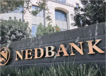  ?? NICHOLAS RAMA ?? NEDBANK says its performanc­e in the quarter to the end of March reflected the impact of a difficult macroecono­mic environmen­t in South Africa, and in its Africa operations. | African News Agency (ANA)