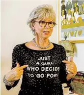  ?? ROADSIDE ATTRACTION­S ?? Rita Moreno in a scene from the documentar­y “Rita Moreno: Just a Girl Who Decided to Go for It.” The film, directed by Mariem Perez Riera, opens today.