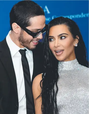 ?? ?? US comedian Pete Davidson and Kim Kardashian could be headed to the Far North, with Davidson set to star in new film Wizards!, being shot in FNQ. Picture: AFP