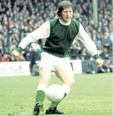  ?? ?? John Brownlie in action for Hibs in the 1970s