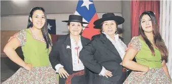  ??  ?? Vanessa Figueroa, Marcia San Martín, Marina Espinoza y Lorena Aguilera.