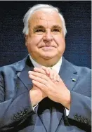  ??  ?? Helmut Kohl.