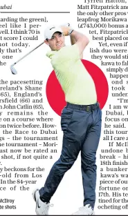  ?? ?? Slip: Rory Mcilroy dropped late shots