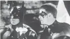  ??  ?? George Clooney and Chris O’Donnell would probably like to forget 1997’s “Batman & Robin.” DC COMICS
