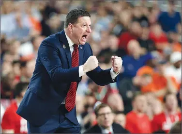  ?? AP/DAVID J. PHILLIP ?? Texas Tech Coach Chris Beard hopes to continue the momentum his team gained from advancing to the NCAA championsh­ip game a year ago, but he has just one returning starter and is relying on two transfers to fill important roles.