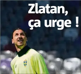  ?? (Photo AFP) ?? A l’instar du PSG en Ligue des Champions, la Suède attend désespérém­ent un « effet Zlatan » dans une grande compétitio­n internatio­nale...