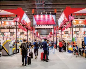  ??  ?? October 16, 2018: The 124th China Import and Export Fair, also known as the Canton Fair, kicks off in Guangzhou, capital of Guangdong Province, attracting more than 25,000 enterprise­s from both China and abroad to exhibit products. VCG