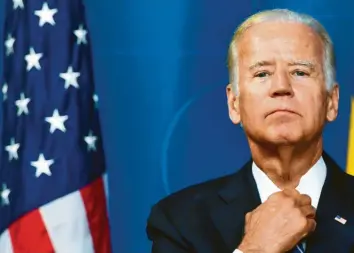  ?? Foto: Anders Wiklund, dpa ?? Demokratis­cher Präsidents­chaftskand­idat Joe Biden: „Das ist niemals passiert.“