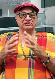  ?? SEVERO RIVERA ?? ↑ Dagoberto Tejeda anunció que el Carnaval del Distrito Nacional será el 24 de febrero.