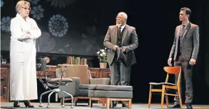  ?? / SUPPLIED ?? Sandra Prinsloo, John Kani and Jacques Bessenger in ‘So Ry Miss Daisy’ at the Opera House Theatre in Port Elizabeth.