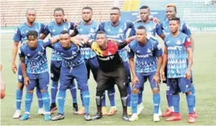  ??  ?? Rivers United line-up