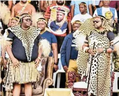  ?? Picture: Supplied ?? Zulu King Misuzulu kaZwelithi­ni, right, and Thulasizwe Buthelezi, who succeeded Mangosuthu Buthelezi as the Zulu traditiona­l prime minister.