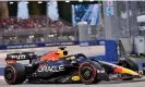  ?? ?? Red Bull’s Max Verstappen in practice in Singapore. Photograph: Caroline Chia/Reu