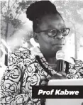  ?? ?? Prof Kabwe