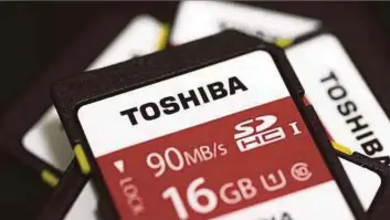  ?? BLOOMBERG PIC ?? In a letter to Western Digital, Toshiba Corp says the US firm has no right to halt the sale of its memory chip business.