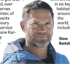  ?? ?? Steve Backshall.