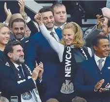  ?? ?? O novo presidente do Newcastle e Amanda Staveley