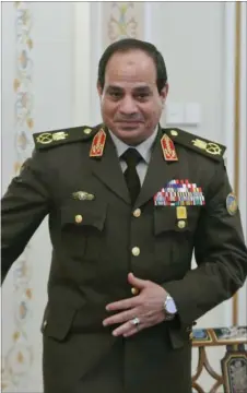  ?? FOTO: AP ?? Stabilitet i Mellemøste­n har høj prioritet i Vesten, og praesident al-Sisi er en vigtig allieret i kampen mod terror og ulovlig immigratio­n. Men efter fem år ved magten har den tidligere general fra haeren udviklet et af de mest undertrykk­ende i Egyptens nyere historie.