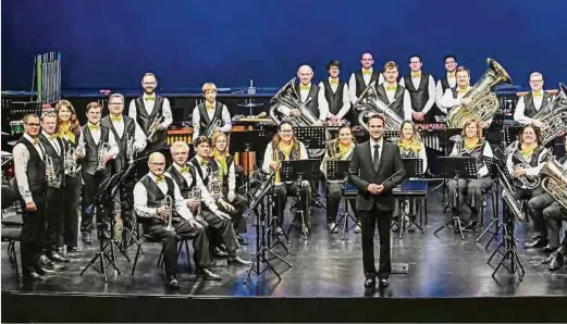  ?? ?? Die Brass Band des Musikkonse­rvatoriums aus Esch/Alzette.
