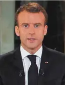  ?? OLIVIER MORIN AFP ?? Le président Emmanuel Macron