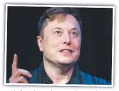  ?? ?? Tesla founder and owner Elon Musk.