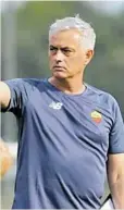  ??  ?? El DT Jose Mourinho.