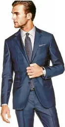  ??  ?? Bespoke suit by Ermenegild­o Zegna