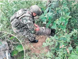  ?? Fotos: Cortesía. ?? El Ejército destruye constantem­ente de manera controlada los explosivos que instalan los grupos armados ilegales en la zona rural de Cúcuta y en diferentes municipios de Norte de Santander. /