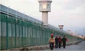  ?? Photograph: Thomas Peter/Reuters ?? A detention centre for Uighurs in Xinjiang, China. A bill proposed by the South Australian independen­t senator Rex Patrick would prohibit the importatio­n of goods from the province.