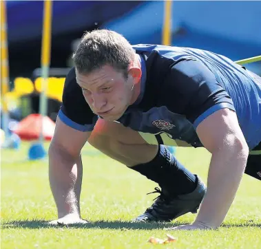  ??  ?? Former Sir Thomas Rich’s pupil Sam Underhill in England training