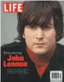  ??  ?? O bed-in de Lennon e Yoko Ono em Amesterdão, em 1969 (à direita). Em cima: a capa da Life (2010) numa edição especial nos 30 anos da morte do criador de Imagine. E Lennon no filme O Submarino Amarelo (1968).