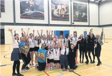  ??  ?? Junior joy
Success for the Holy Cross gymnasts at the sports awards