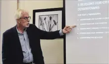  ?? TAYLOR CLYSDALE PETERBOROU­GH THIS WEEK ?? Former Toronto chief planner Paul Bedford gives a presentati­on Wednesday about urban planning and ideas for Peterborou­gh.