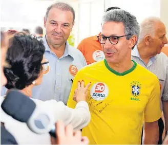  ?? WILLIAM ALVARO ?? Empresário. Candidato ao governo de Minas Gerais pelo Novo, Romeu Zema vota em Araxá