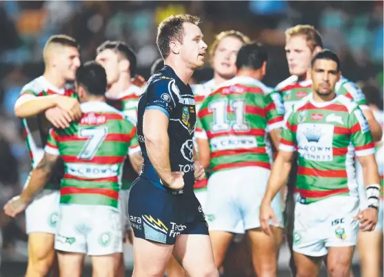  ?? SHATTERED: Cowboys star Michael Morgan says time is running out for North Queensland to turn their season around. Picture: ZAK SIMMONDS ??