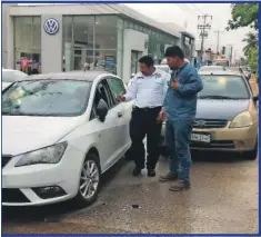  ??  ?? Los esposos fueron detenidos y presentado­s ante el Ministerio Público por alterar el orden público